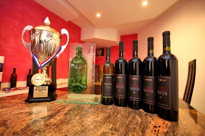Poljak wines from Zadar have been awarded many times