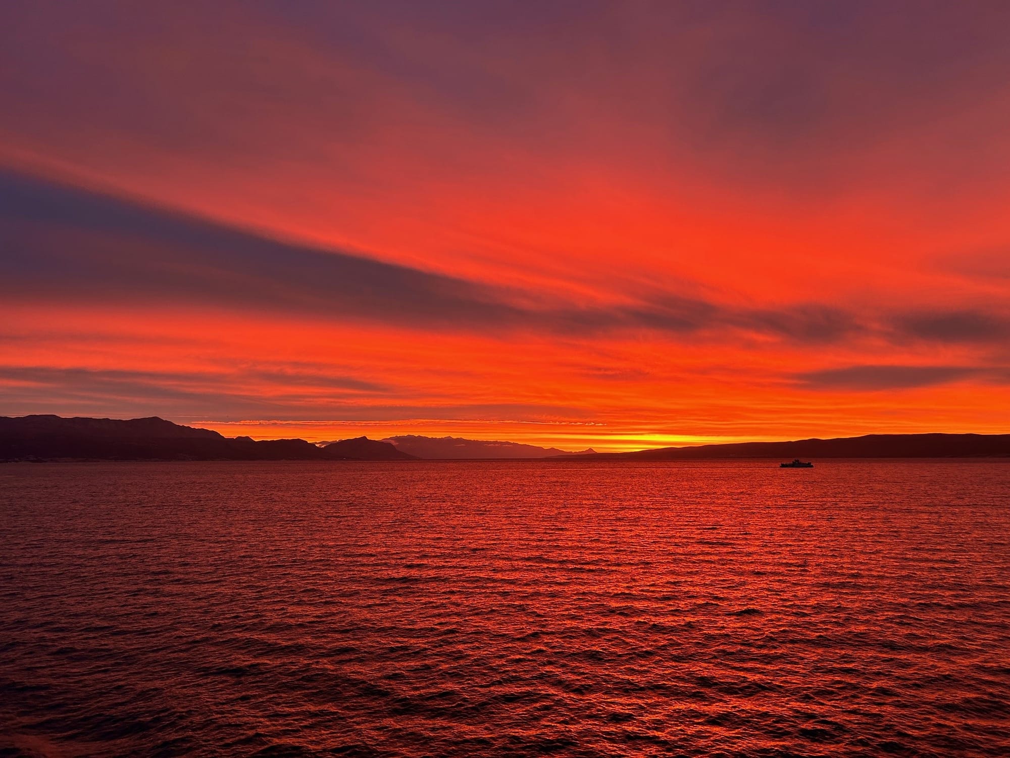 Šolta island sunset, Croatia