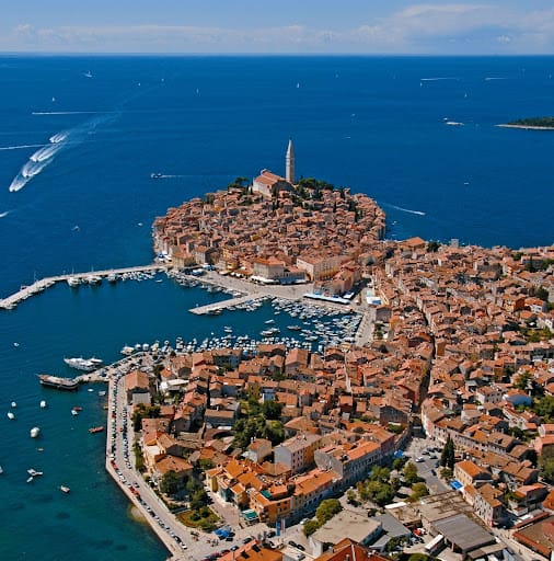 Rovinj from Air