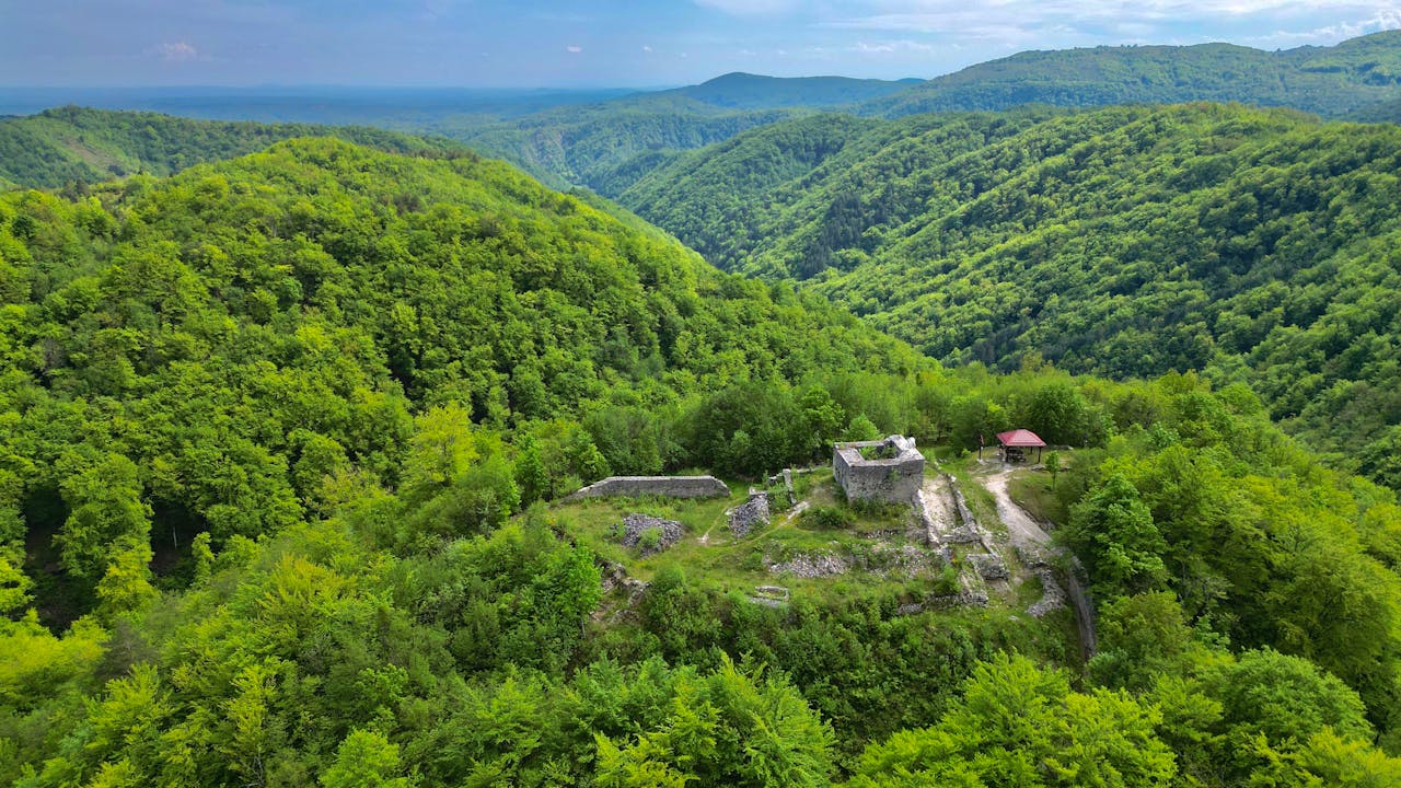 Žumberak Hills seen from the high view point