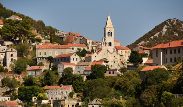 Lastovo Island beautiful scenery, Croatia